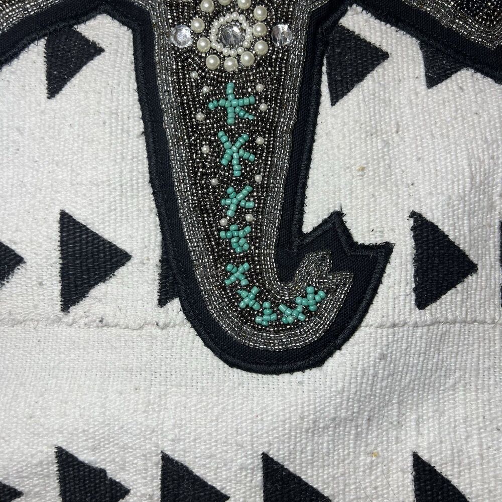 Pink & Silver Fashion Boho-Chic One Of A Kind Levi's Hand Beaded M Denim Jacket - Picture 8 of 16